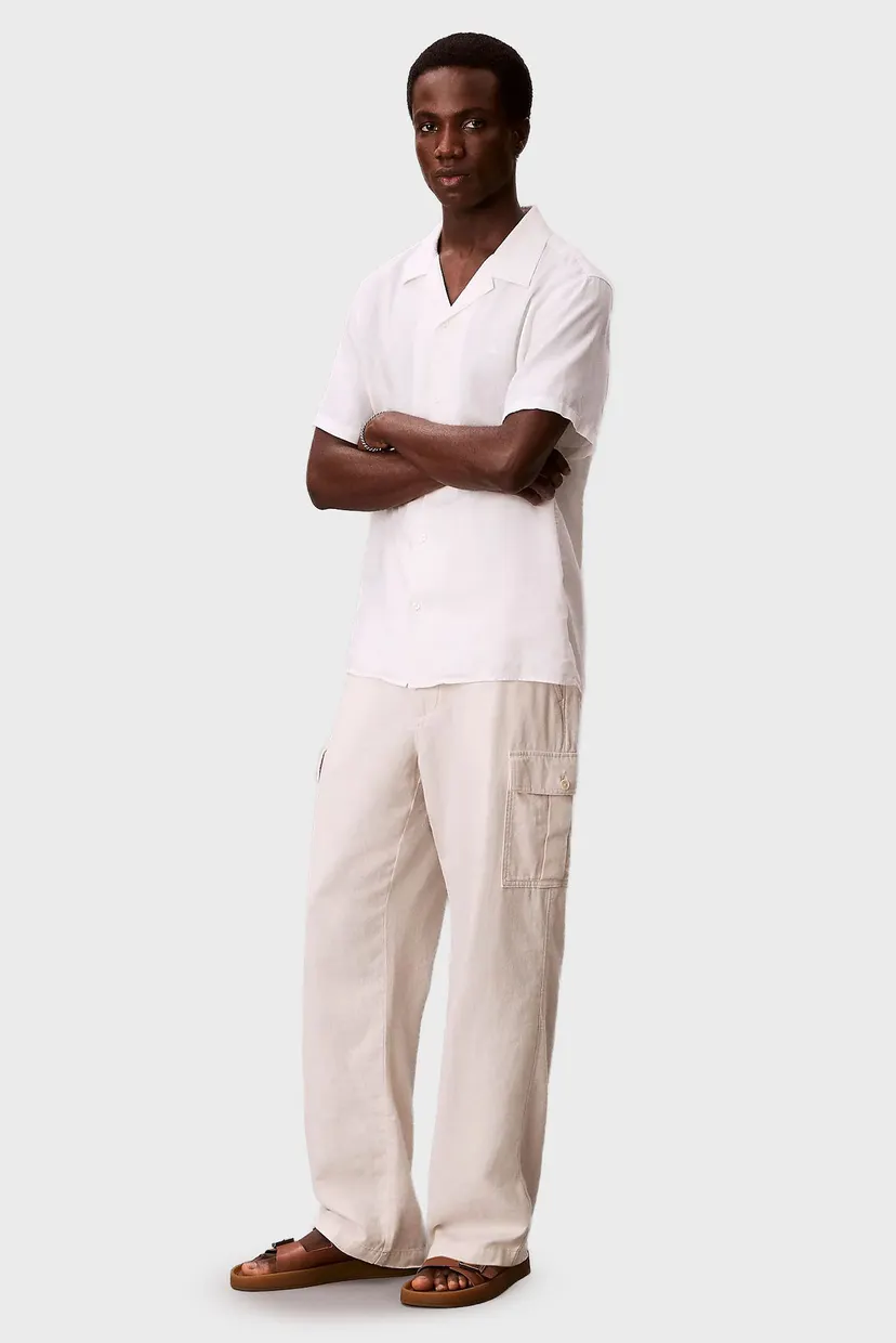 Штаны RELAXED STRAIGHT LINEN CARGO PAN 3