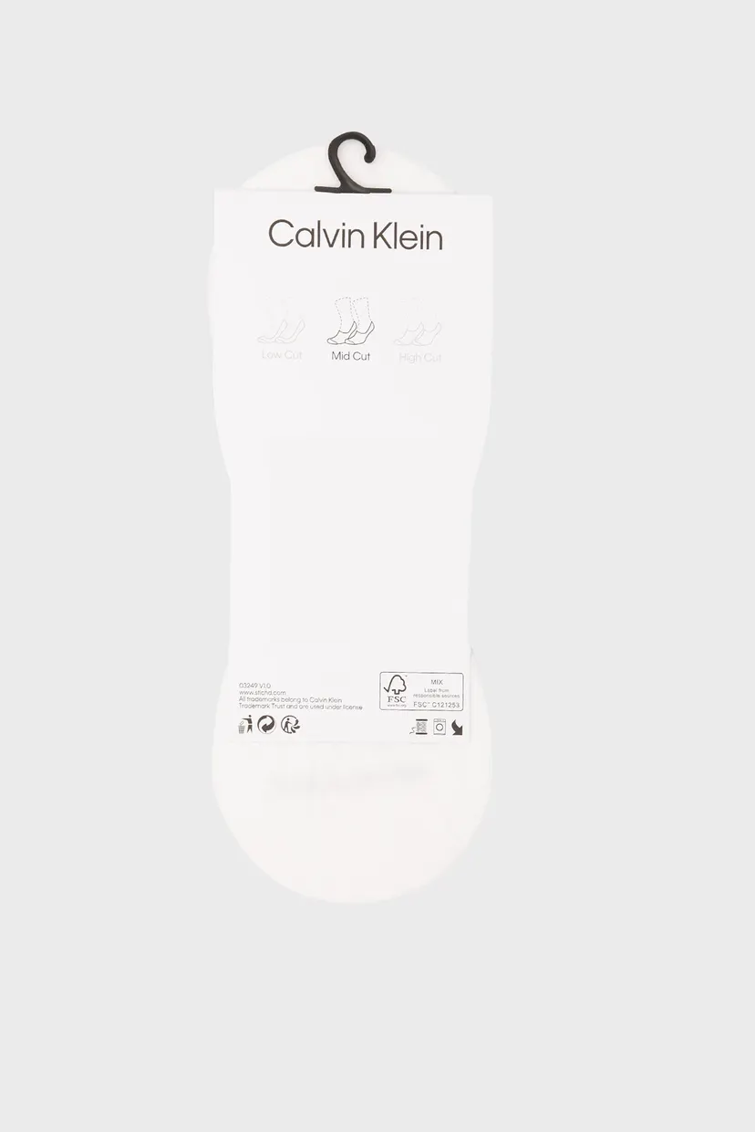 Следы CK MEN FOOTIE MID CUT 2P 6