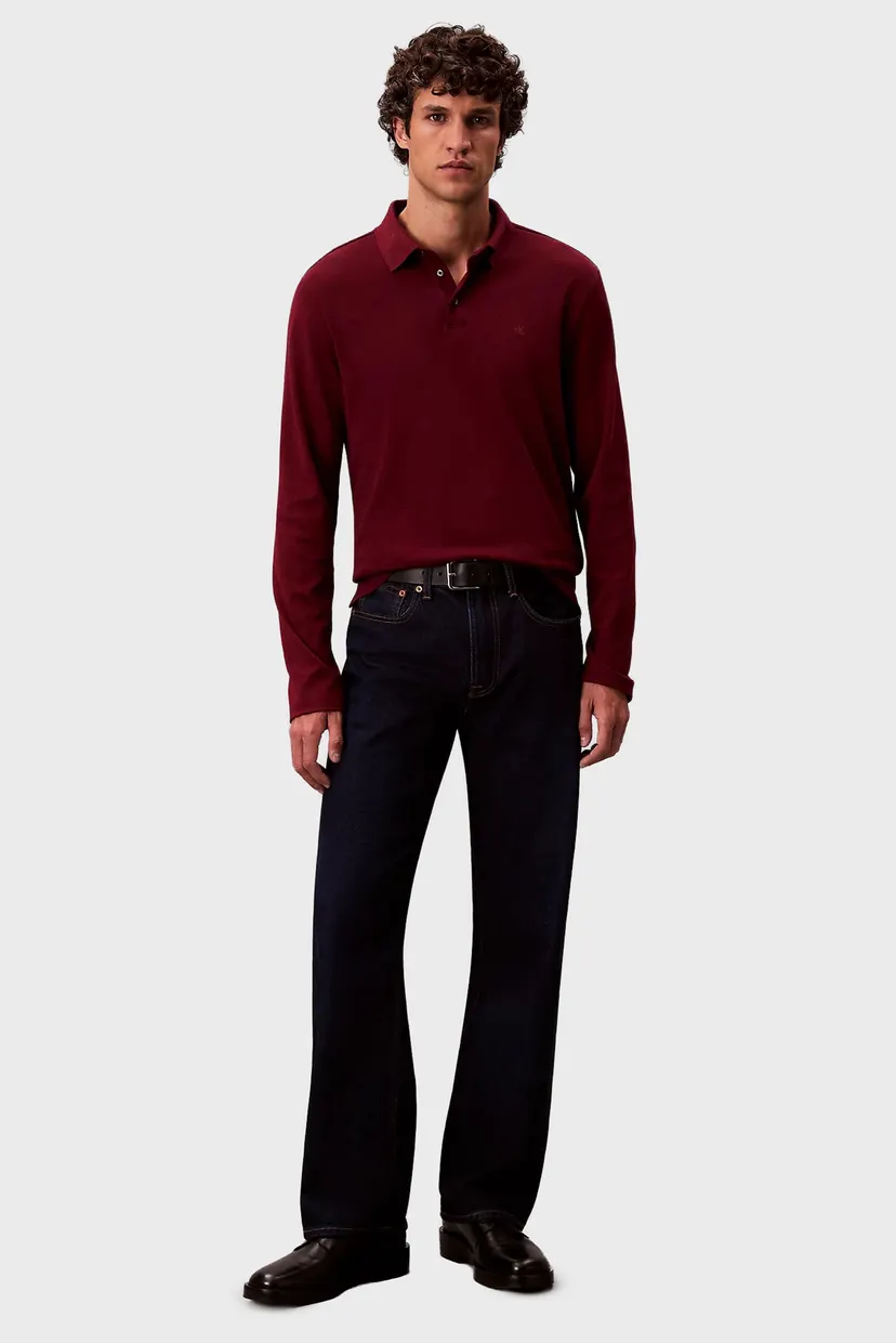 Поло с длинным рукавом LS SUPIMA COTTON SOLID POLO 3