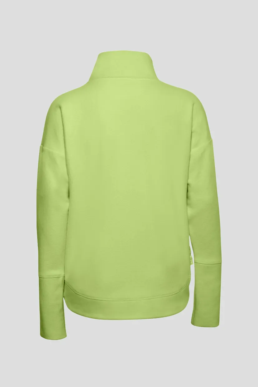 Женский салатовый свитшот Recover Fleece Wrap Neck 9