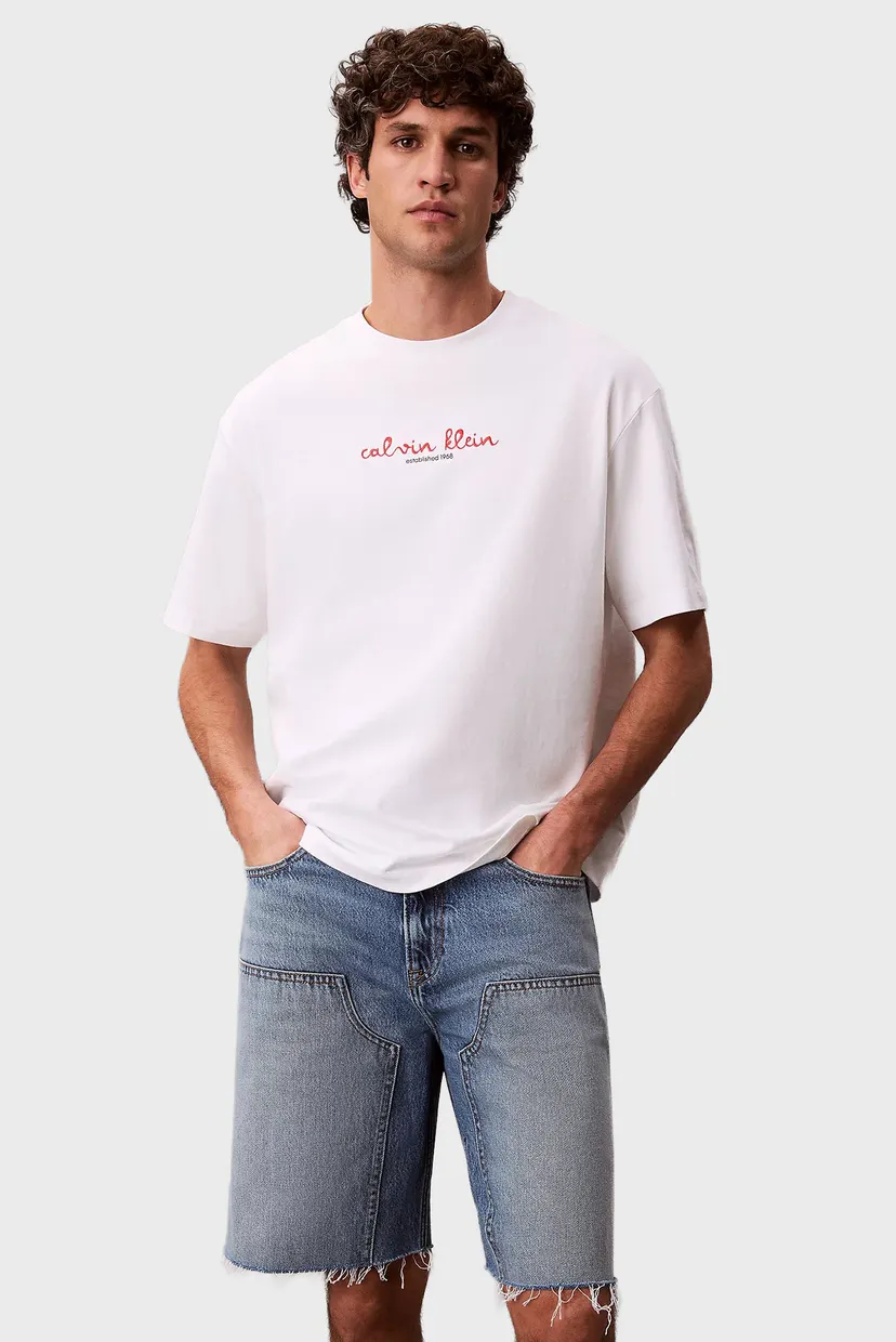 Футболка/SS 16s CK TRVL LINES GRAPHIC TEE 3