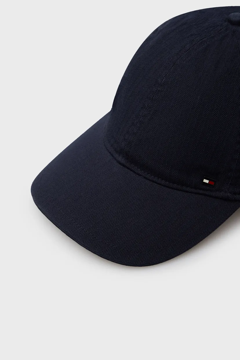 Мужская темно-синяя кепка TH CORP HERRINGBONE 6 PANEL CAP 4