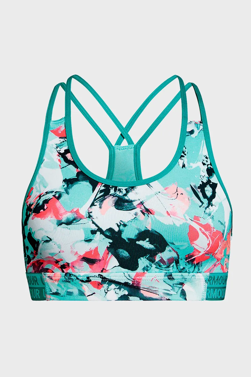 Детский бирюзовый спортивный топ Armour HeatGear Novelty Bra 3