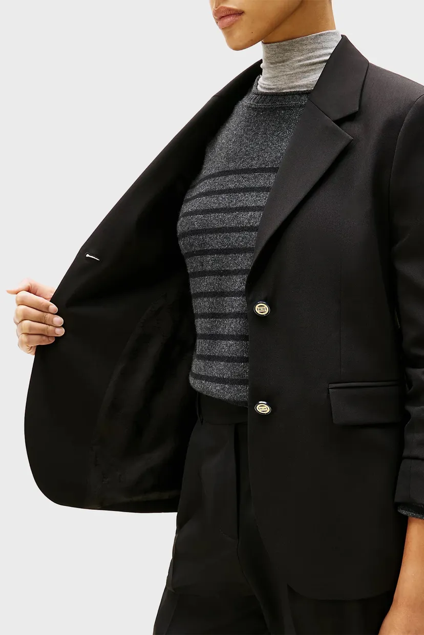 Пиджак TIMELESS WOOL REG STRT SB BLAZER 4