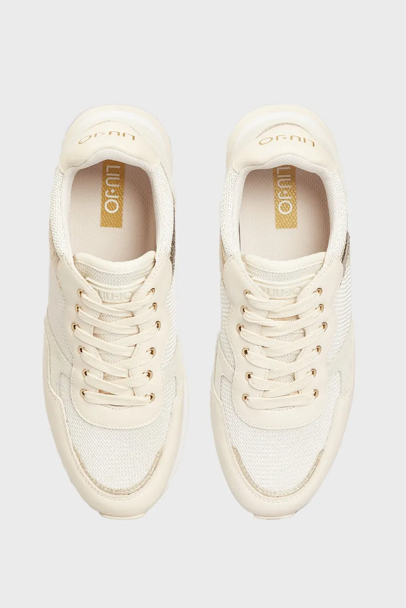 Кроссовки LIU JO WONDER 01 - SNEAKER NAPPA BRIGHT MESH BLACK 4