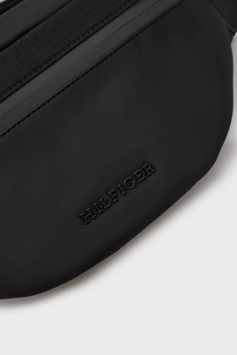 Мужская черная поясная сумка TH SEASONAL BUMBAG 6