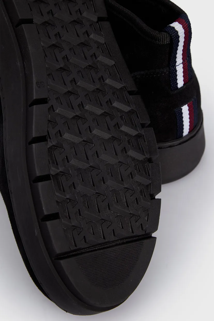 Женские черные замшевые угги  COOL SUEDE SNOWBOOT 5