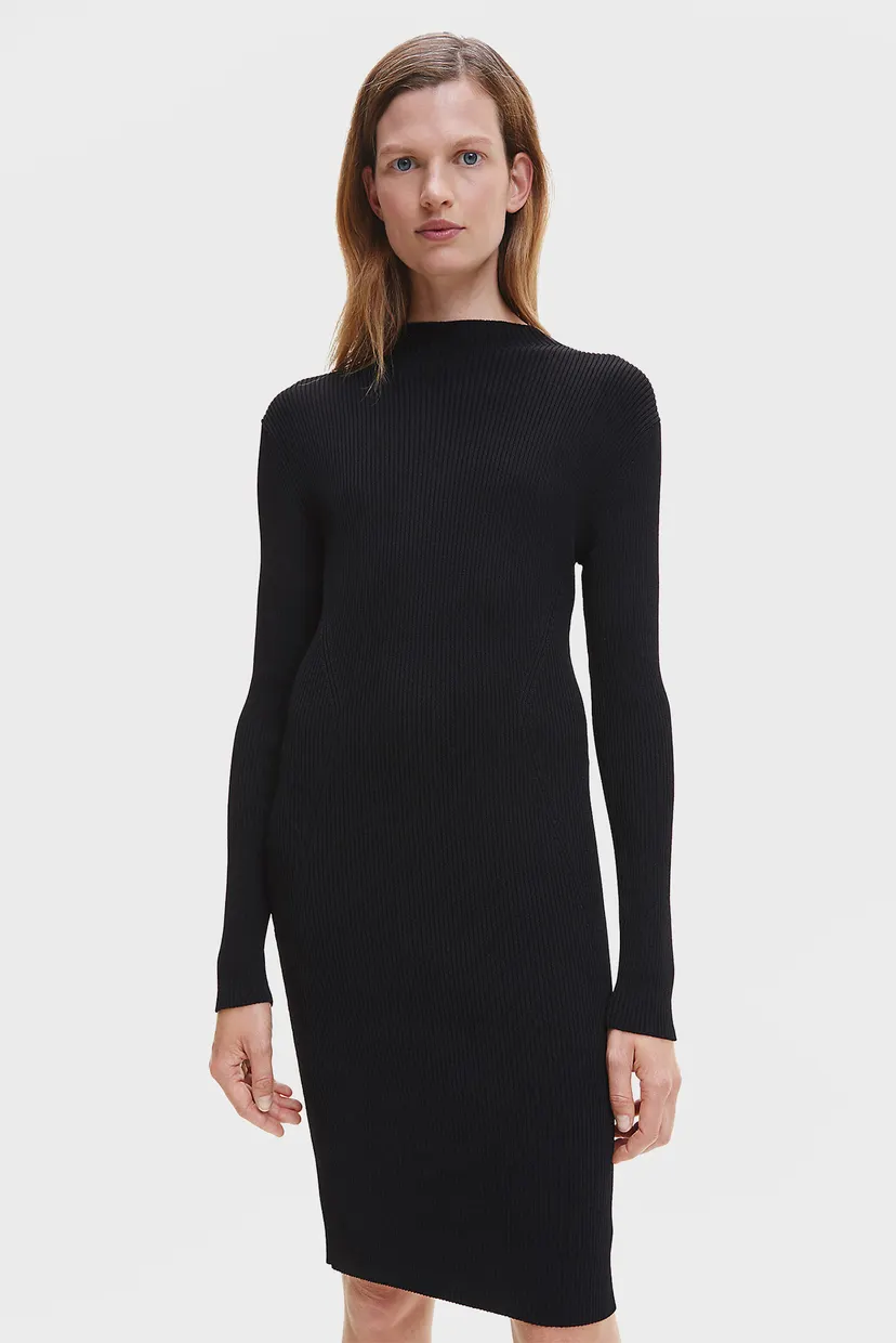 Платье ICONIC RIB MOCK NECK DRESS 6