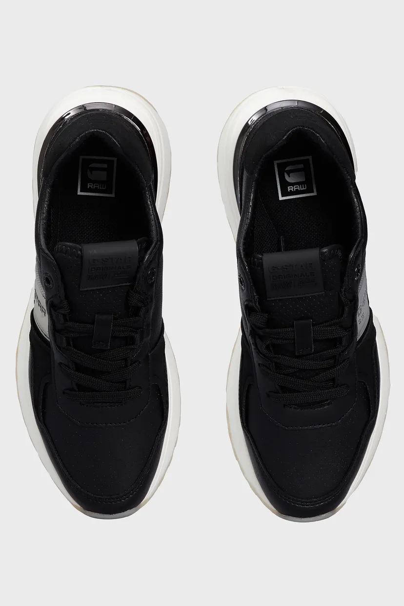 Женские черные кожаные кроссовки Lyn Runner Low W 4