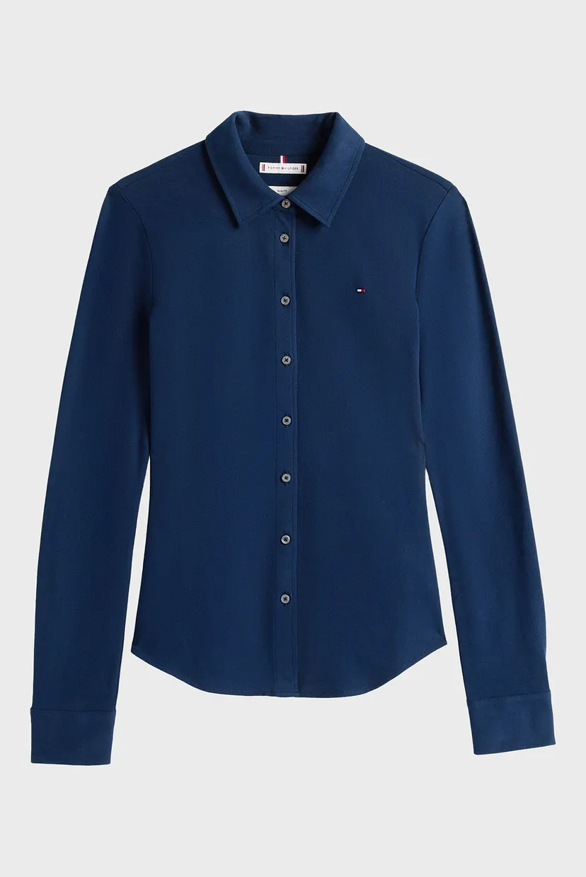 Рубашка 1985 SLIM PIQUE LS SHIRT 4