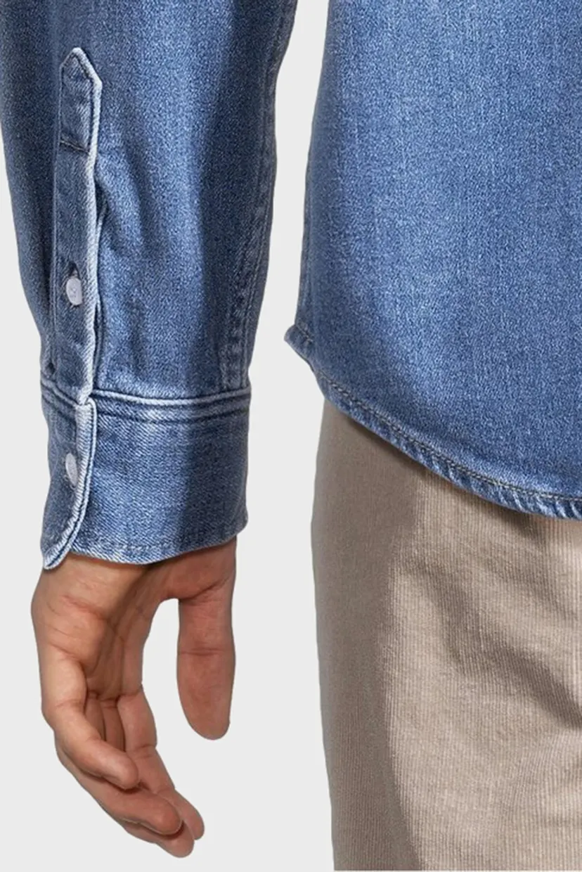 Рубашка SLIM DENIM SHIRT 5