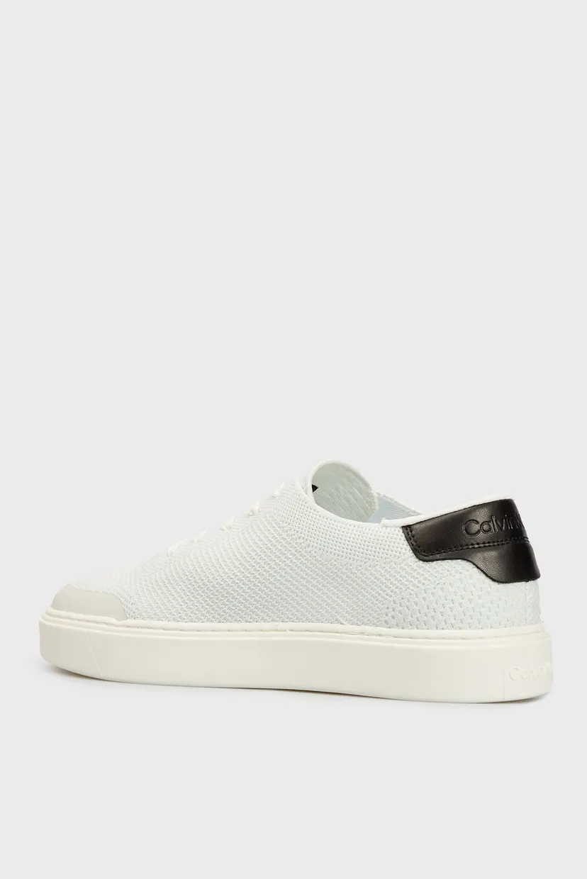 Мужские белые сникеры LOW TOP LACE UP KNIT 5