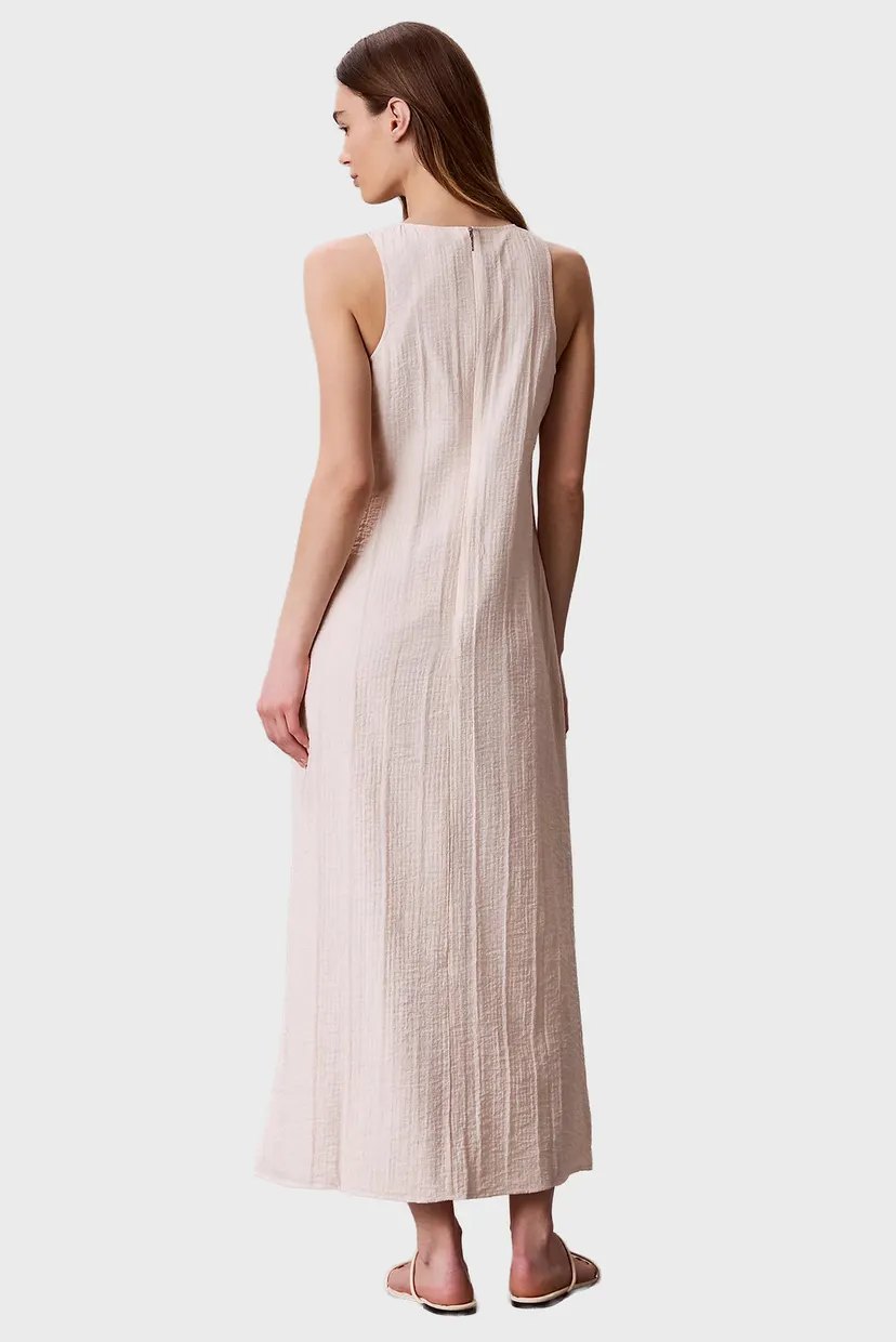 Платье/VISCOSE SHEER STRIPE SHIFT DRESS 4