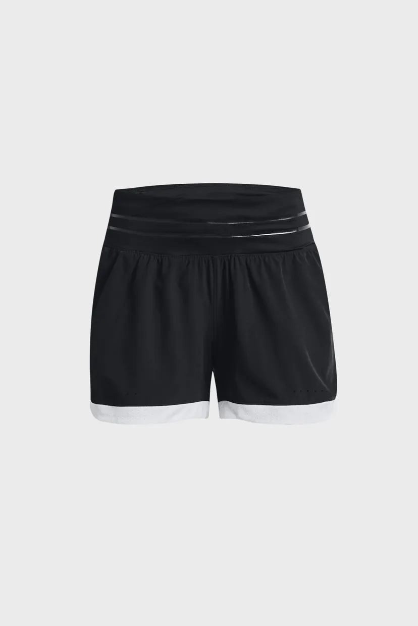 Женские черные шорты UA PaceHER Short 11