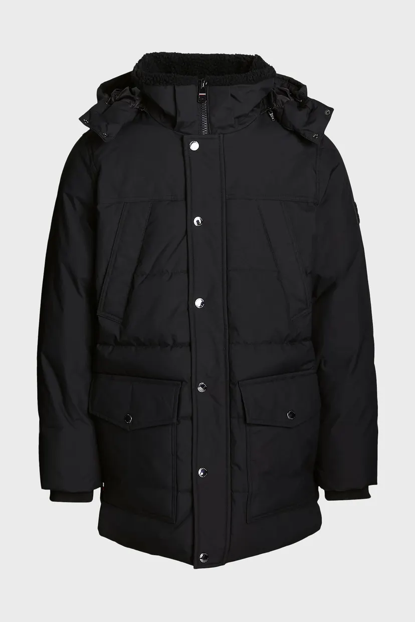 Мужская черная парка ROCKIE UTILITY PARKA 5
