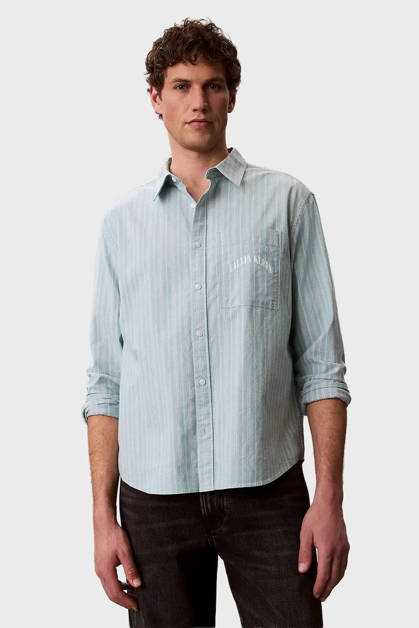 Рубашка LS YD STRIPE WASHED OXFORD EASY 4