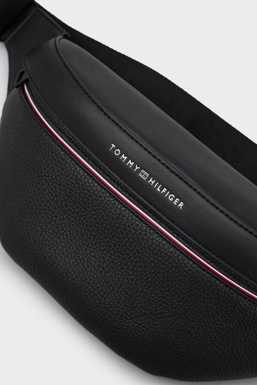 Мужская черная поясная сумка TH CORP BUMBAG 6