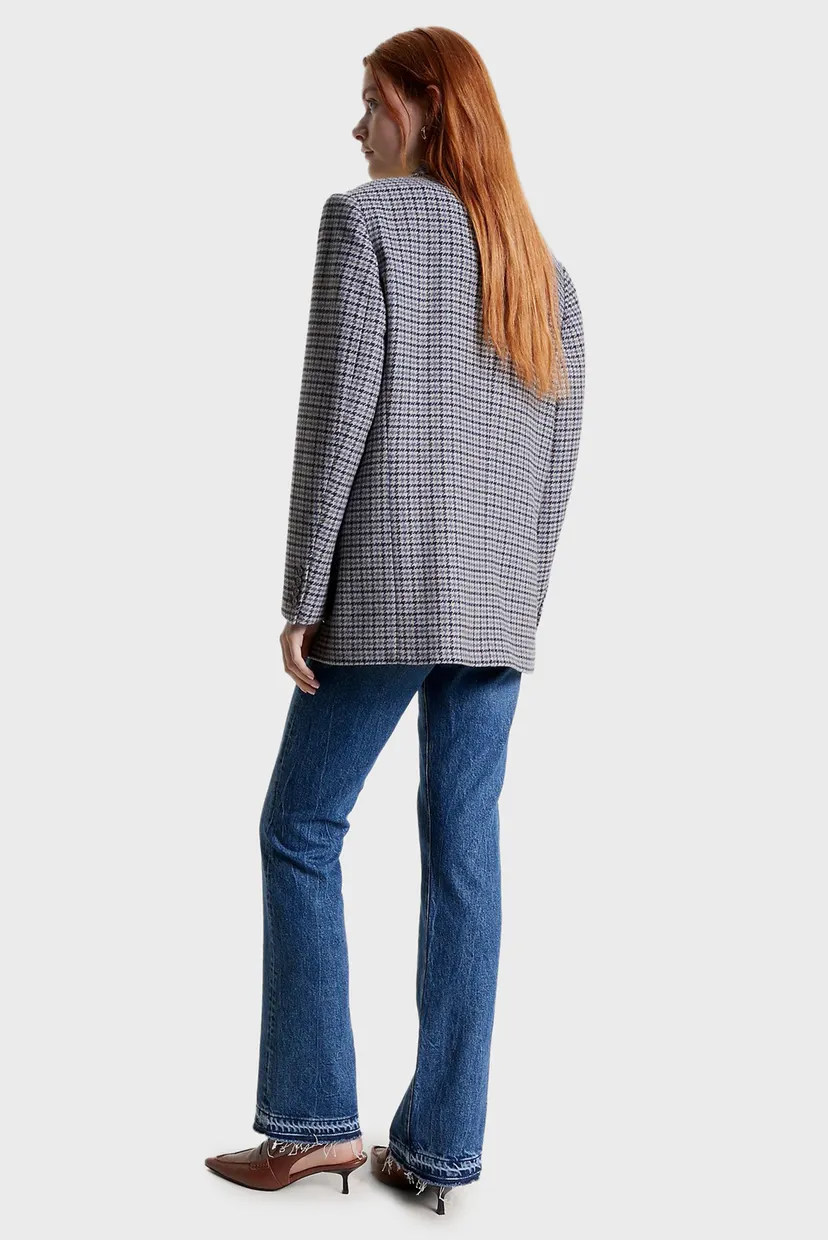 Пиджак OVERSIZED WOOL CHECK SB BLAZER 3