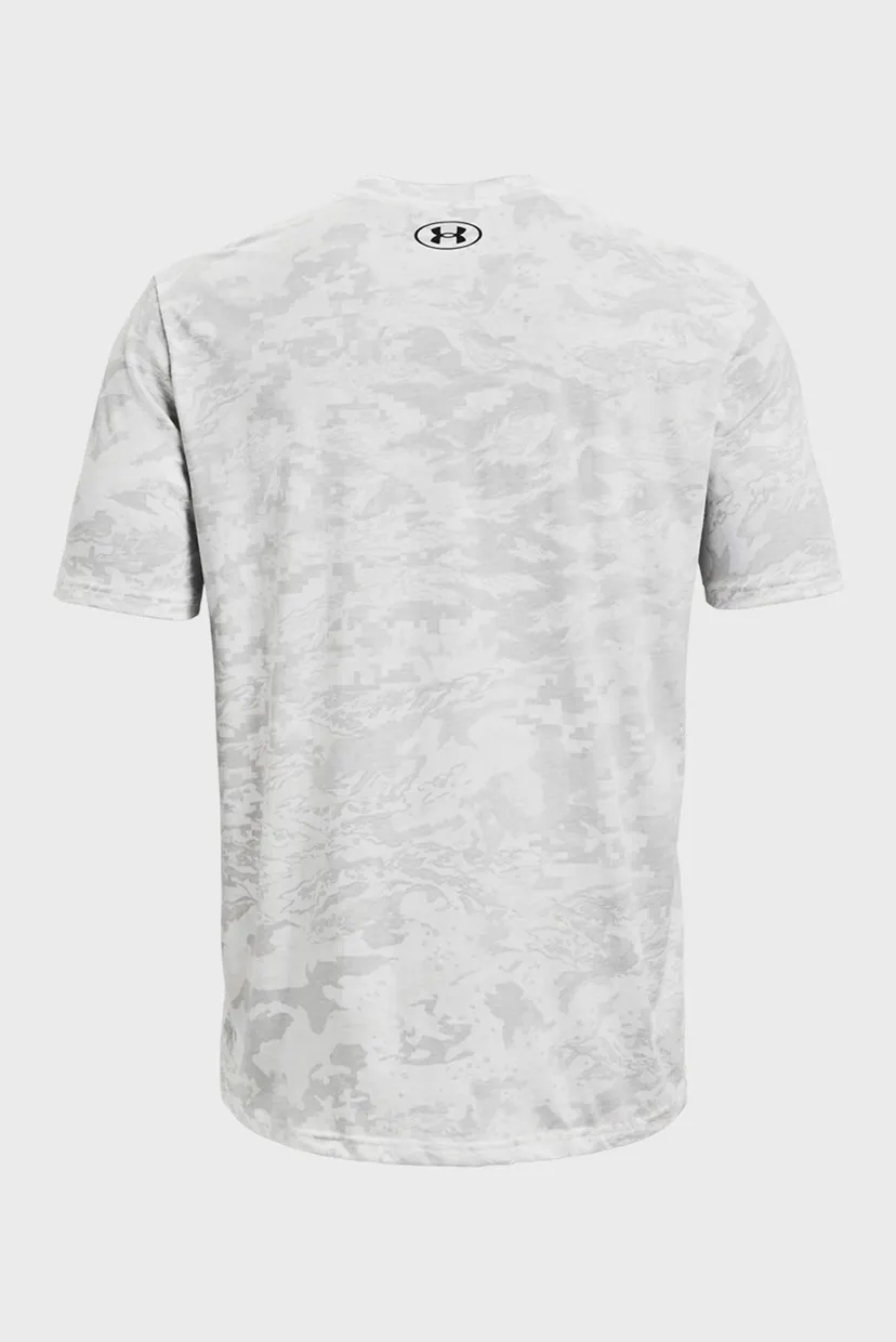 Мужская белая футболка UA ABC CAMO SS 6