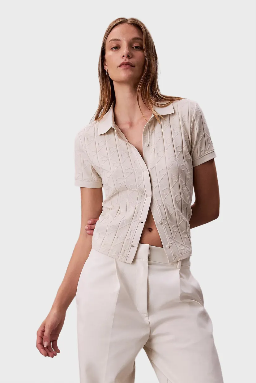 Поло SS AOP JACQUARD POLO TOP 5