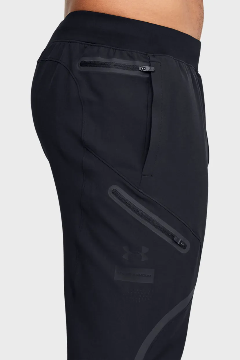 Ерлерге арналған  қара спорттық шалбар UA FLEX WOVEN 7