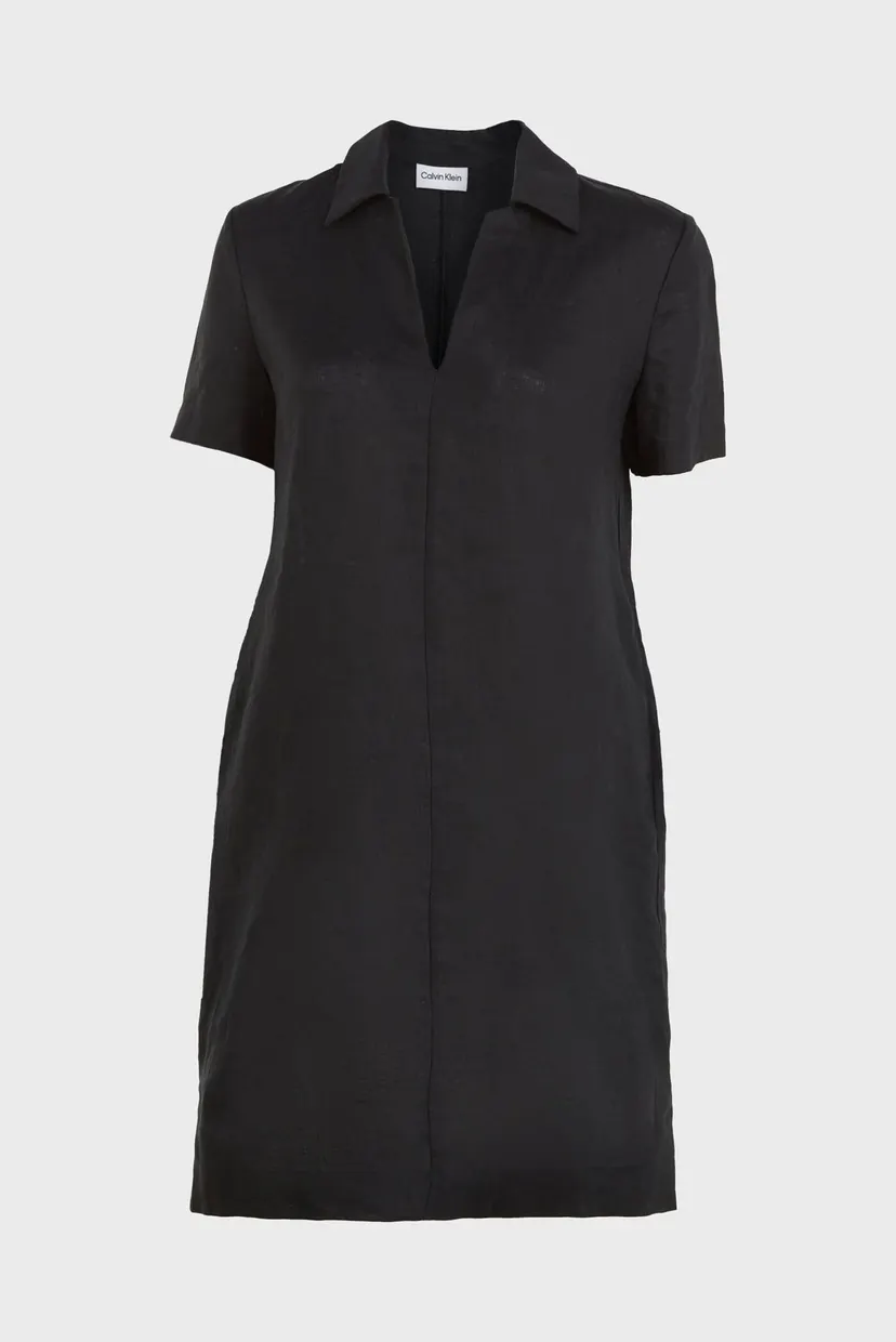Платье LINEN SHORTSLEEVE  MINI DRESS 5