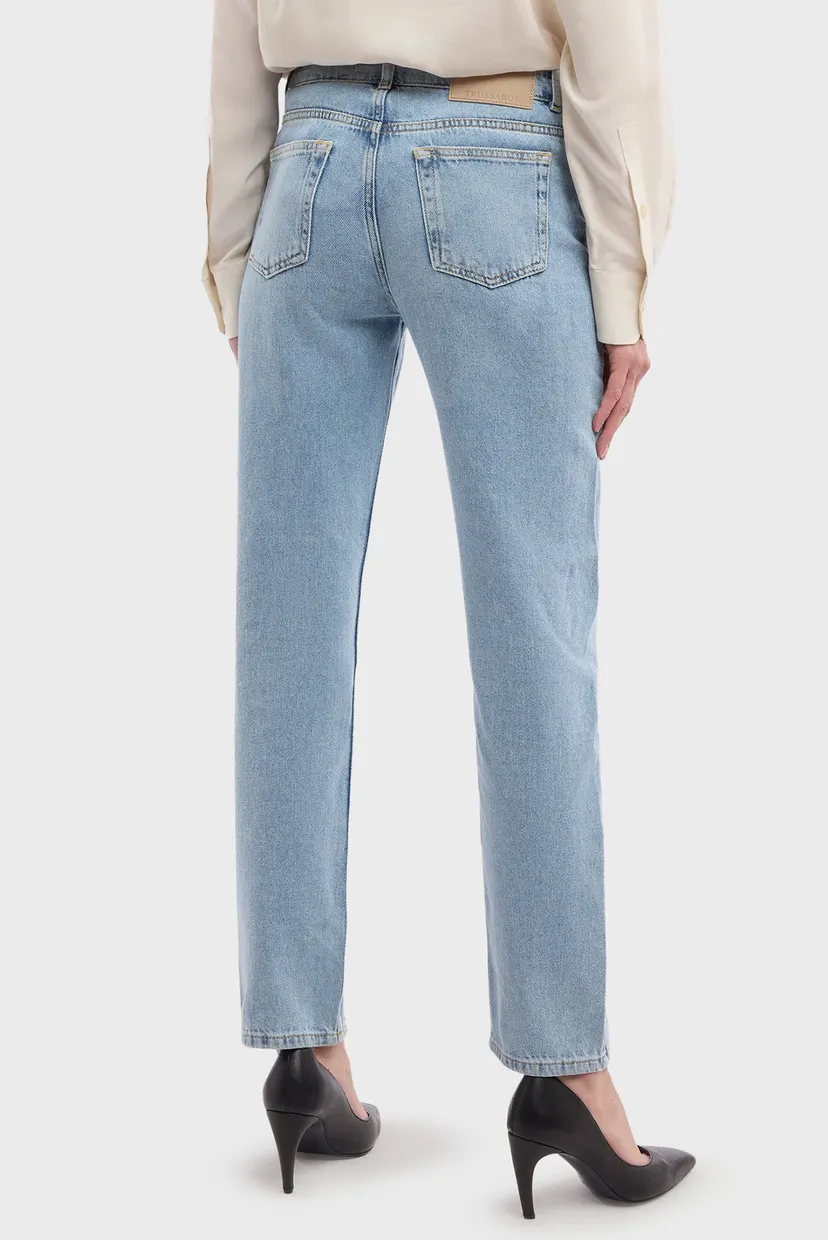 Джинсы WJ190D91 5 POCKET 190 STRAIGHT - BLUE SUPER STONE WASH DENIM 3