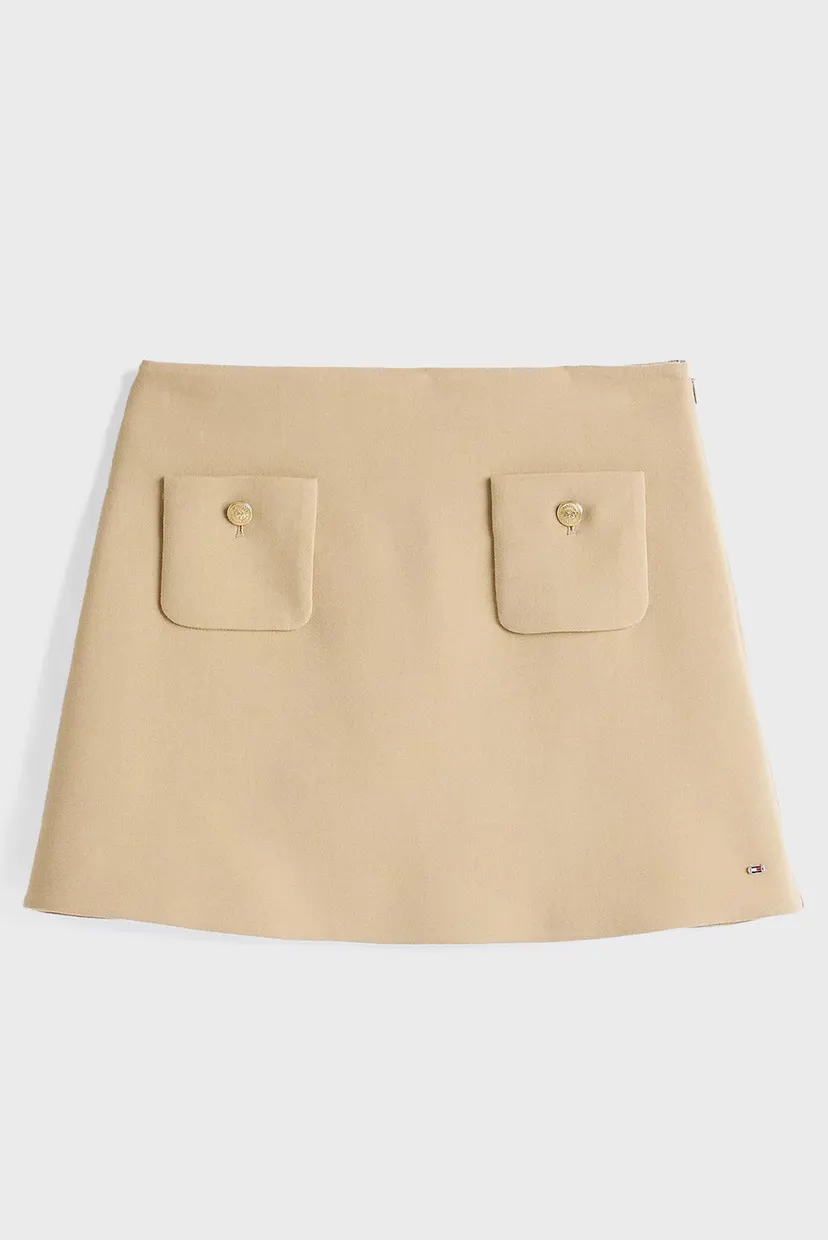 Женская бежевая юбка PUNTO SHORT SKIRT 5