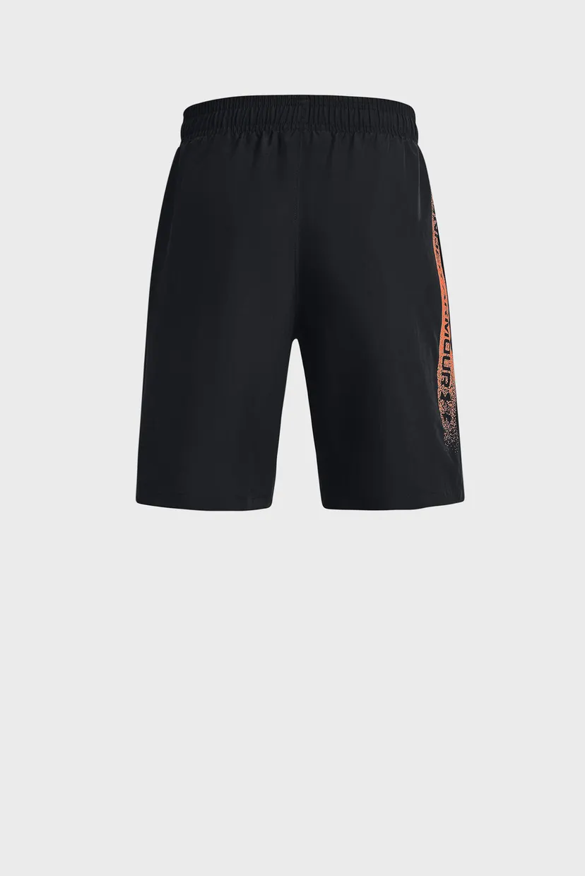 Детские черные шорты UA Woven Graphic Shorts 4