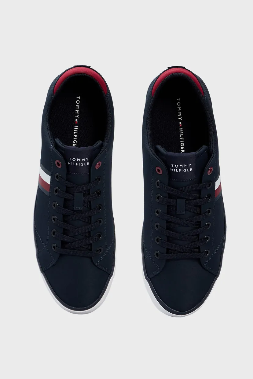 Мужские темно-синие кеды TH HI VULC LOW STRIPES MESH 4