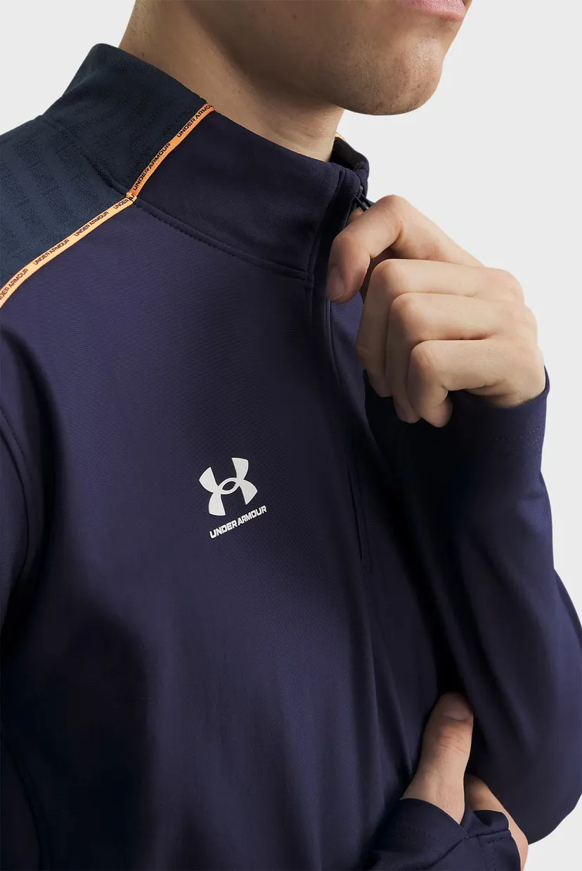 Лонгслив UA M Challenger Pro Midlayer-BLU 3
