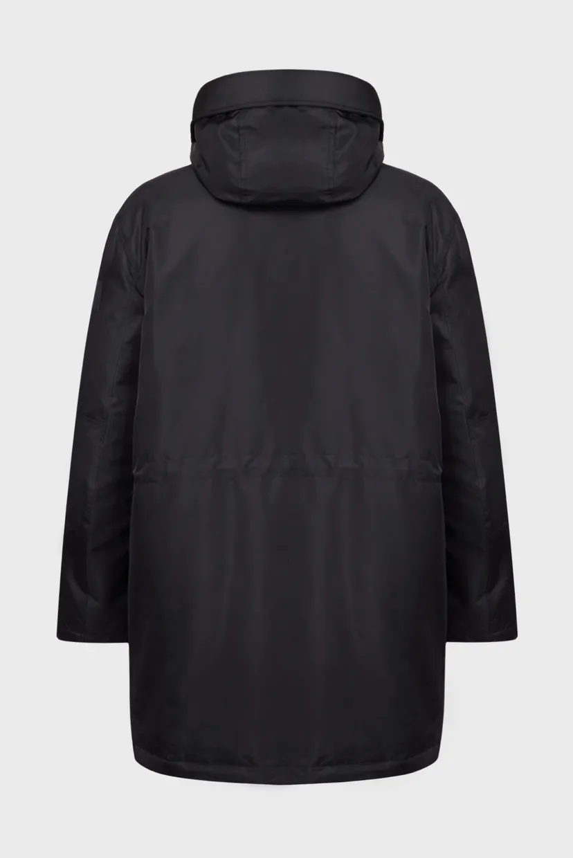 Мужская черная пуховая парка SATEEN PARKA MODERN COMFORT FIT 5