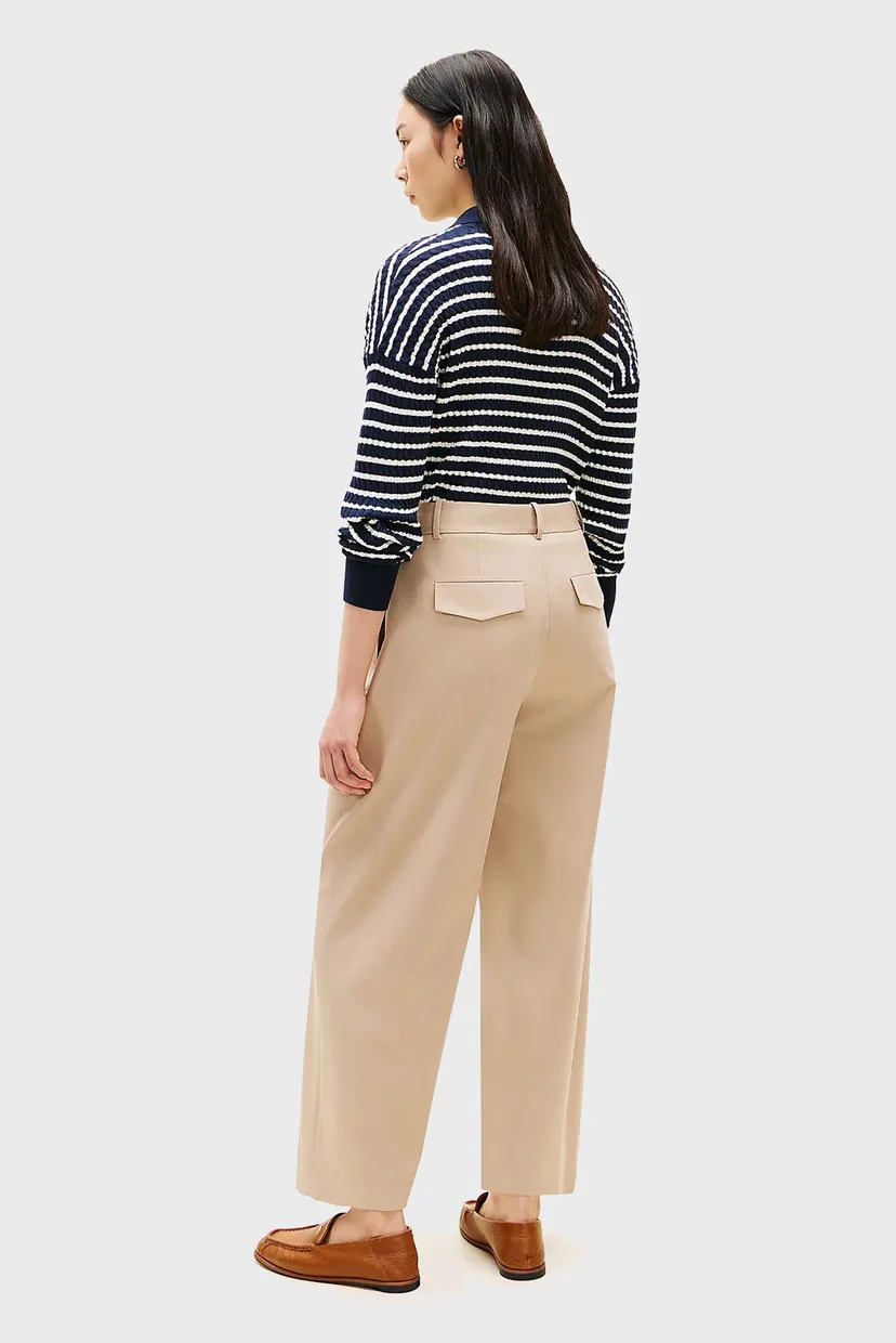 Штаны COTTON BARREL PLEATED CHINO 3