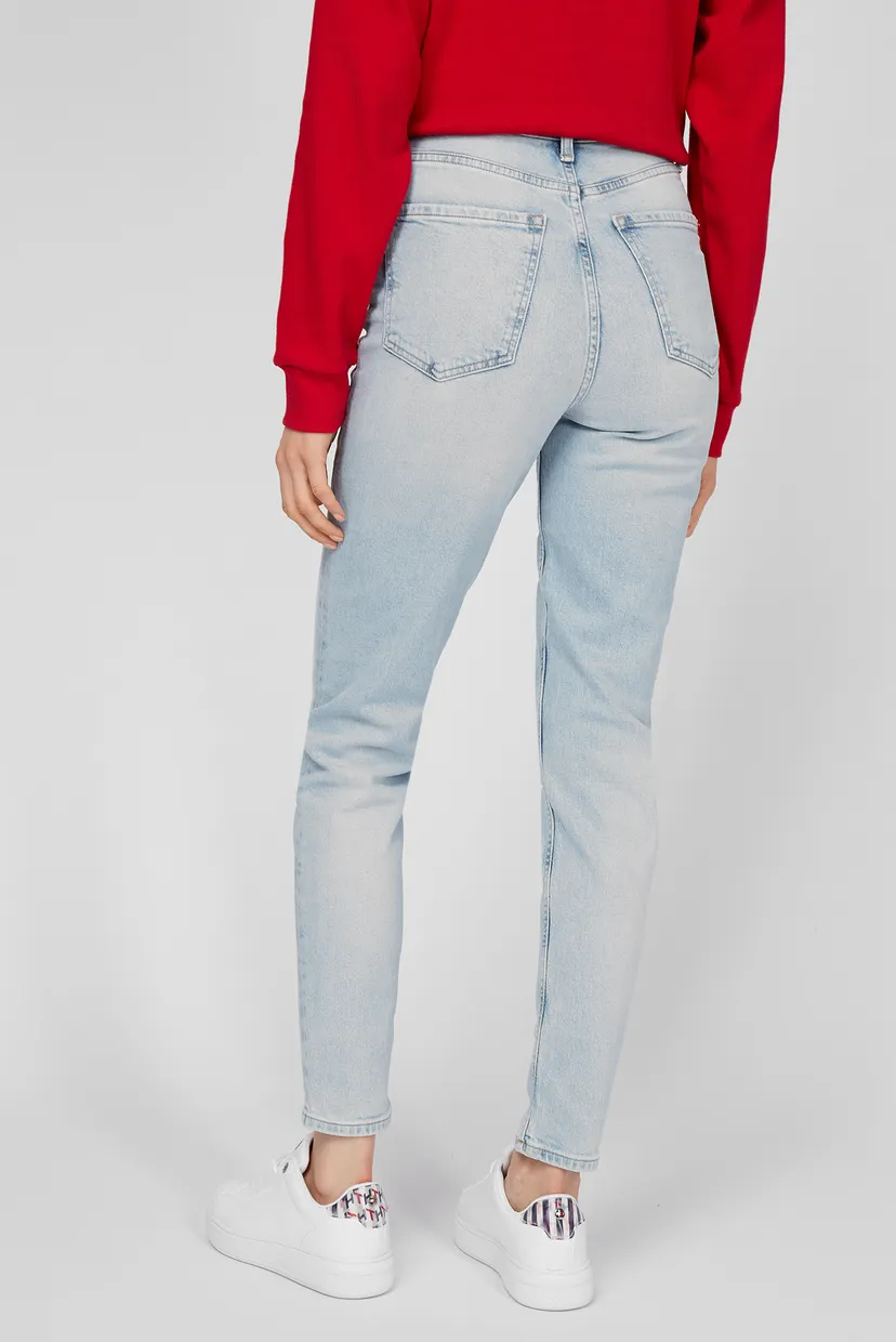 Женские голубые джинсы GRAMERCY TAPERED HW A OLA 9