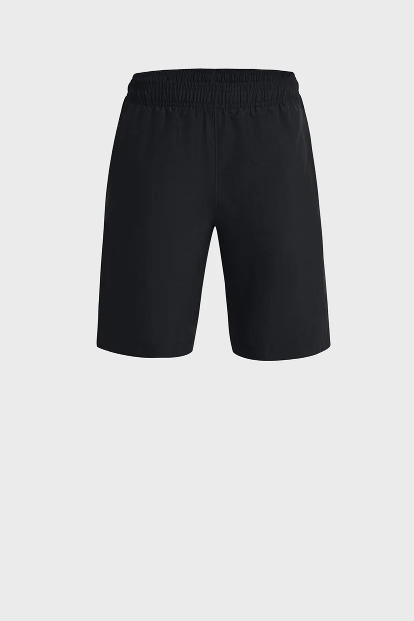 Детские черные шорты UA Woven Graphic Shorts 3