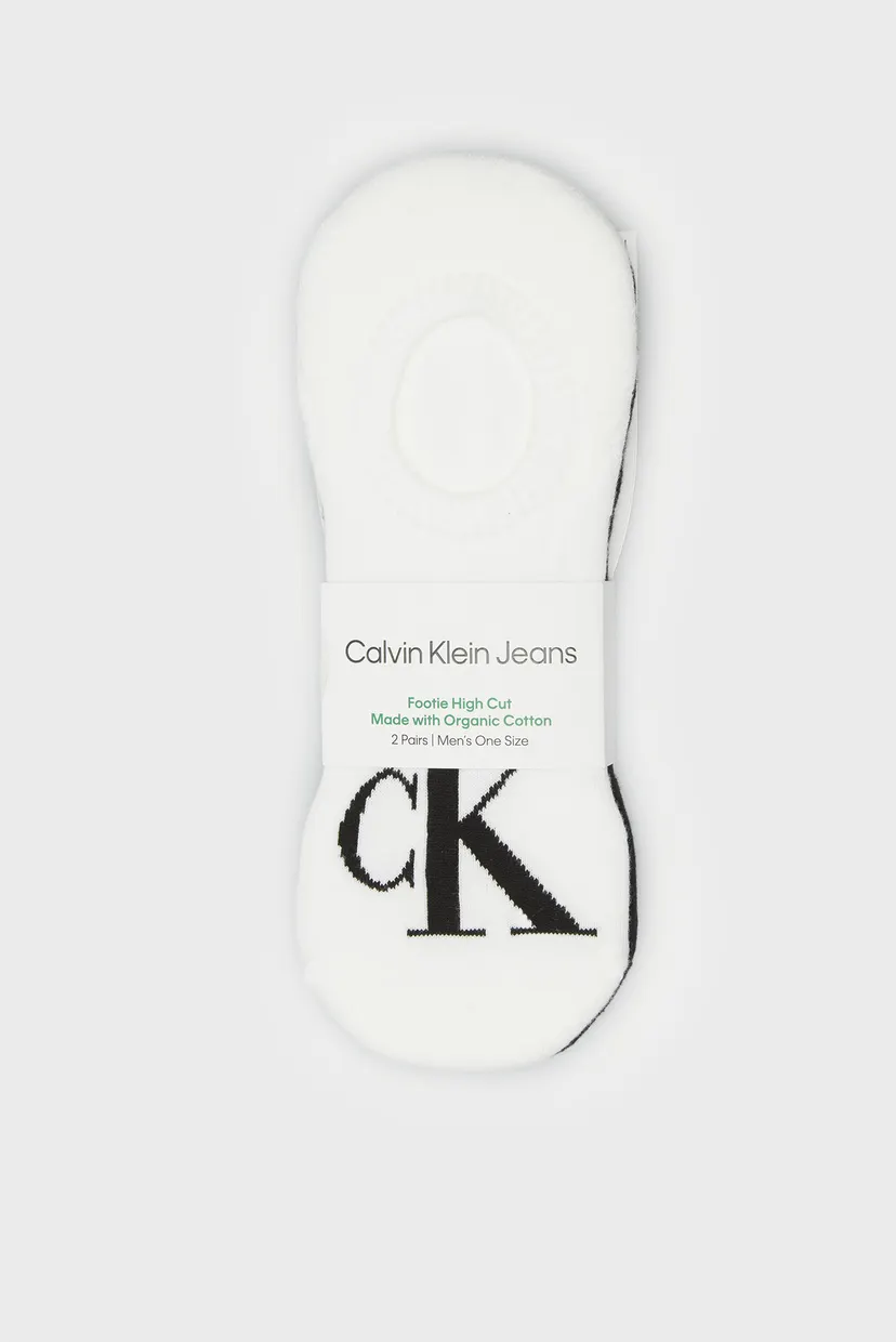 Следы CKJ MEN FOOTIE HIGH CUT 2P LOGO 3
