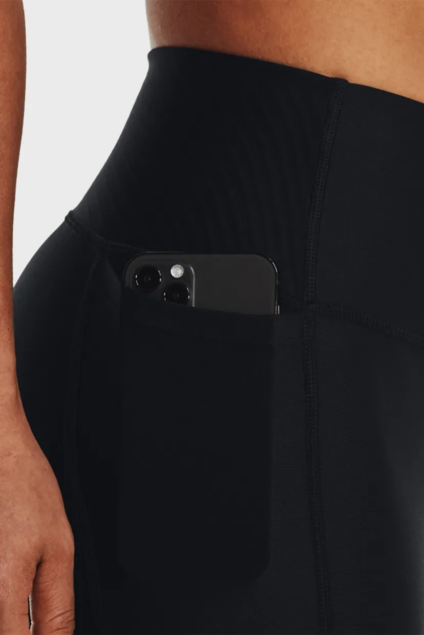 Женские черные тайтсы Armour Mesh Panel Leg 4