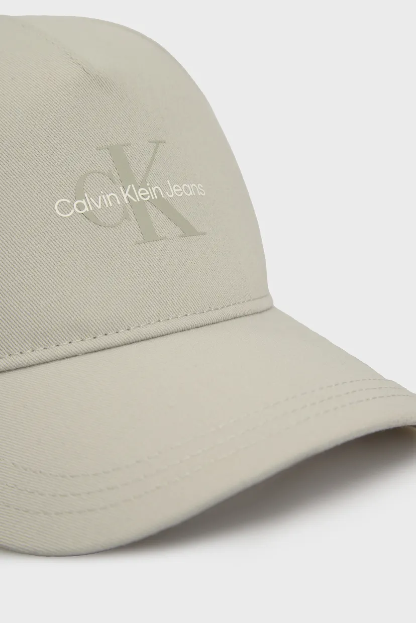Мужская серая кепка MONO LOGO PRINT CAP 3