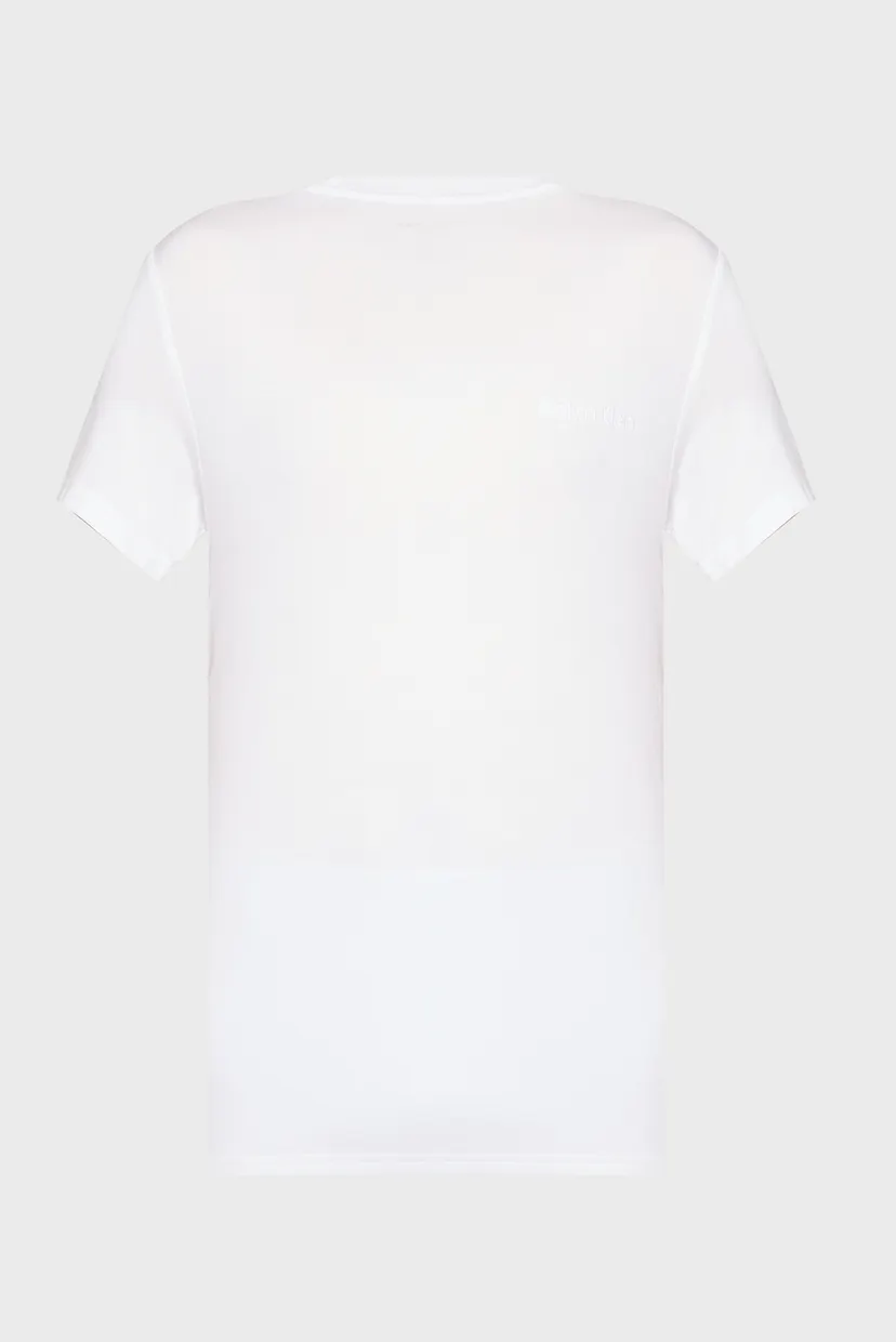 Мужская белая футболка S S CREW NECK 8