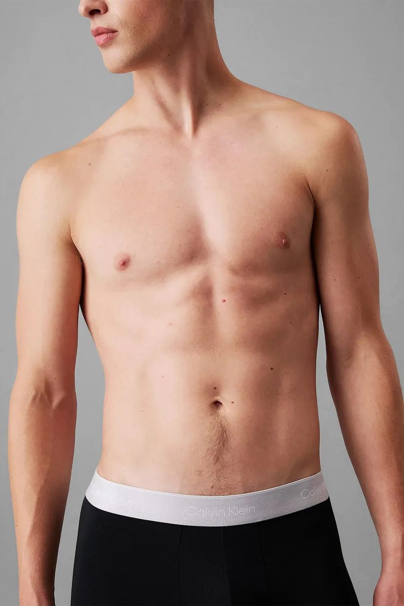 Мужские черные боксеры (3 шт) LOW RISE TRUNK 4