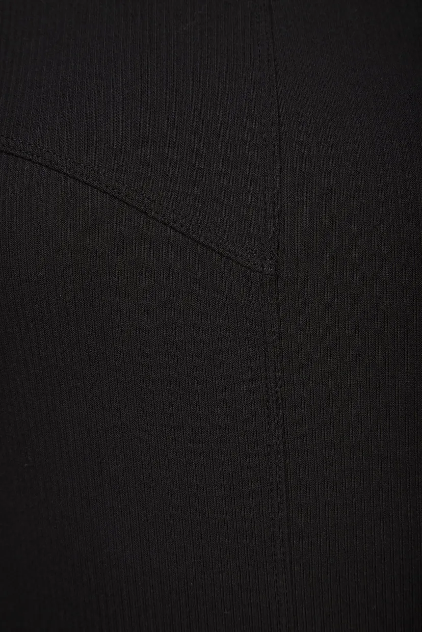 Платье SEAMING LONG RIB DRESS 3