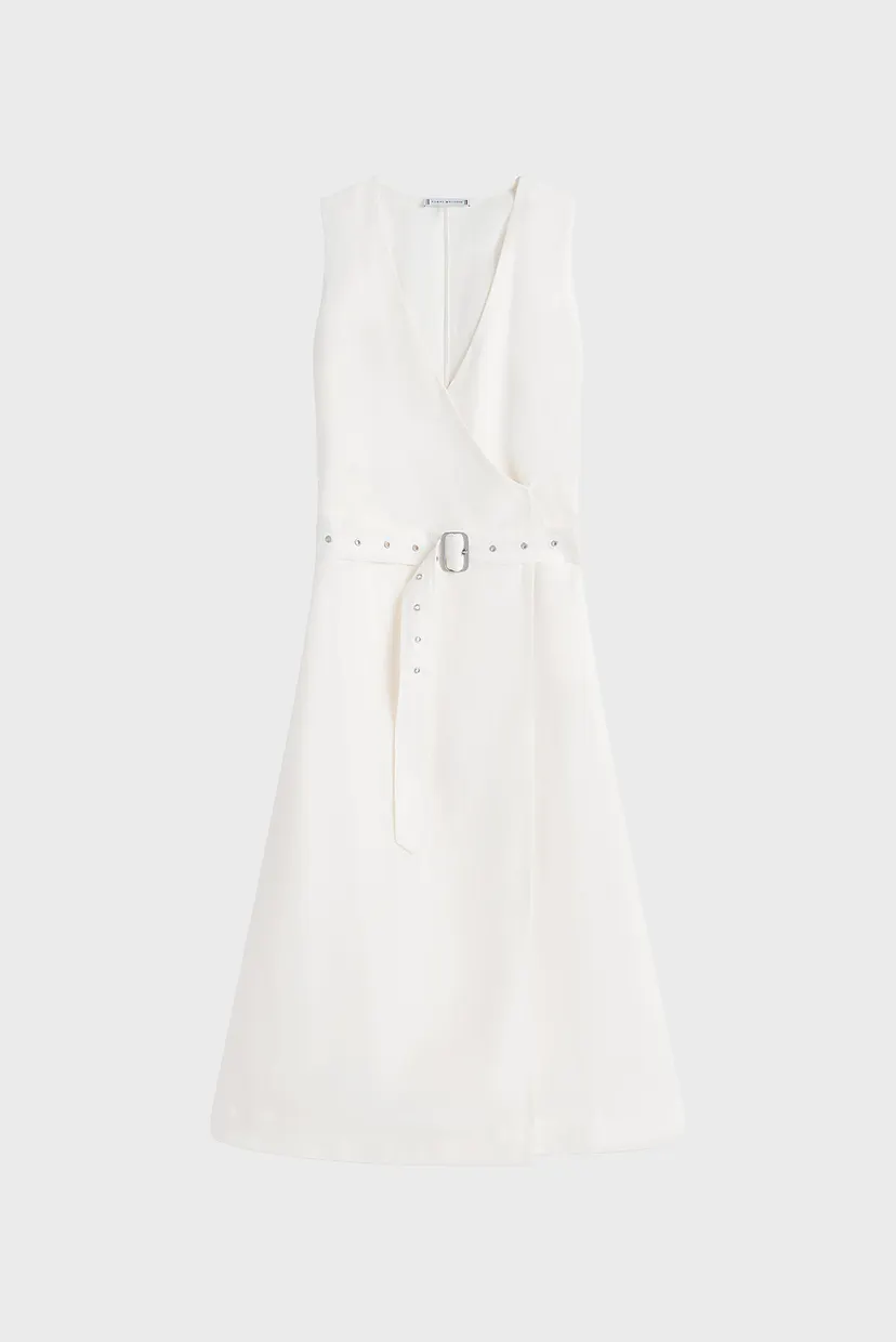 Платье VIS LINEN BELTED MIDI NS DRESS 5