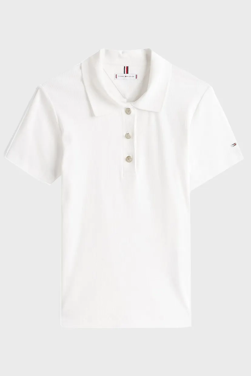 Поло SLIM GOLD BUTTON POLO SS 5
