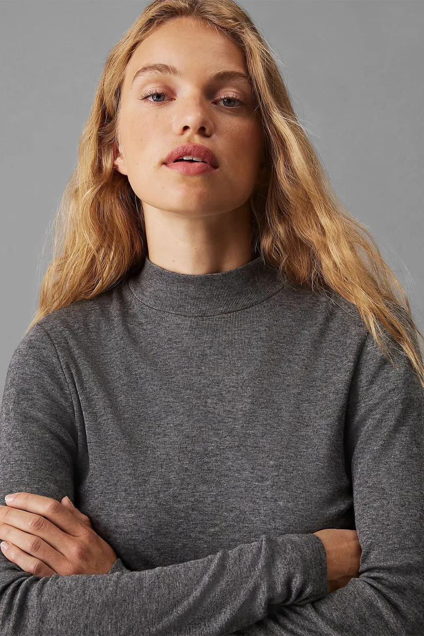 Лонгслив WOOL BLEND JERSEY LS TOP 4