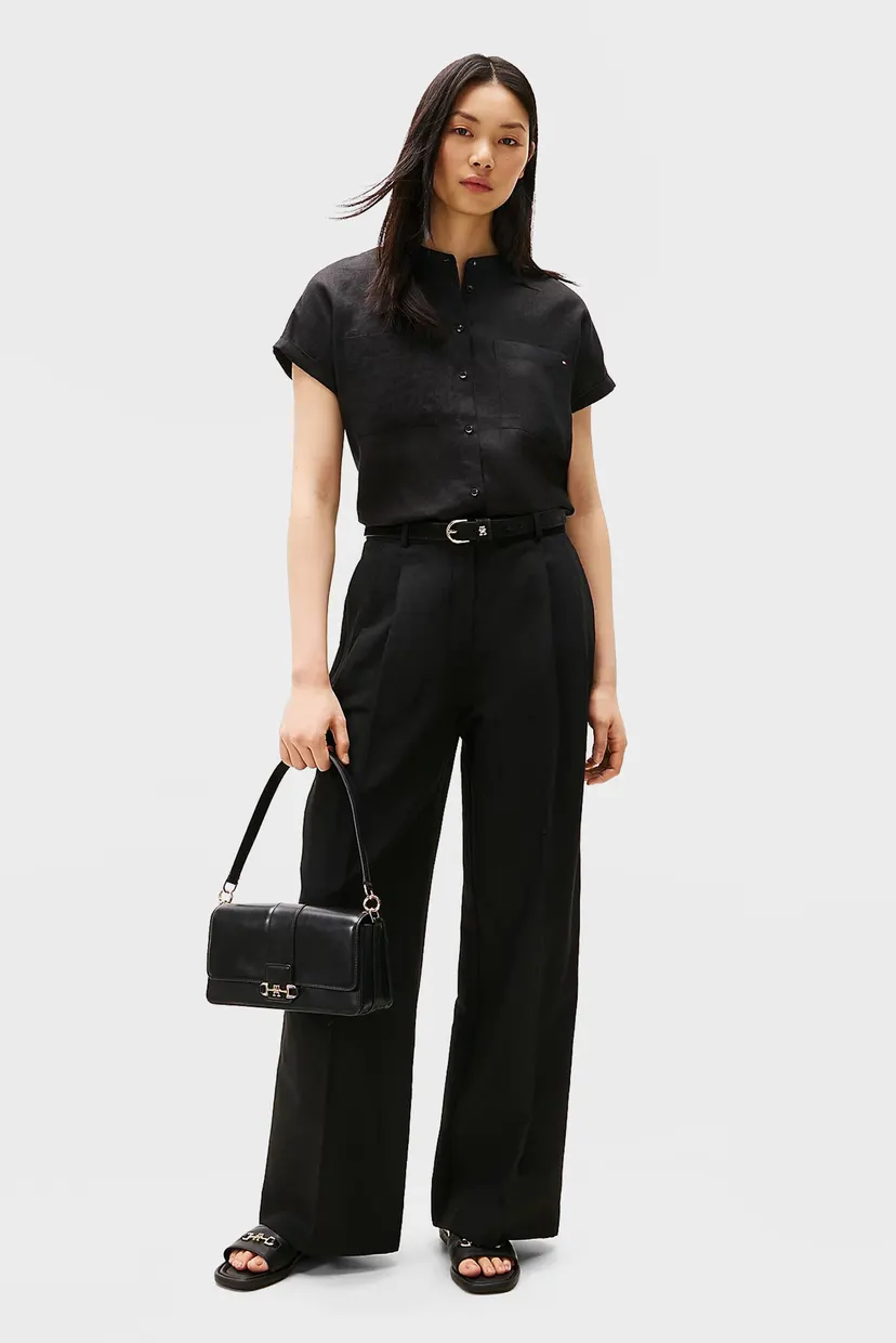 Блузка ESS LINEN COLLARLESS S S BLOUSE 3