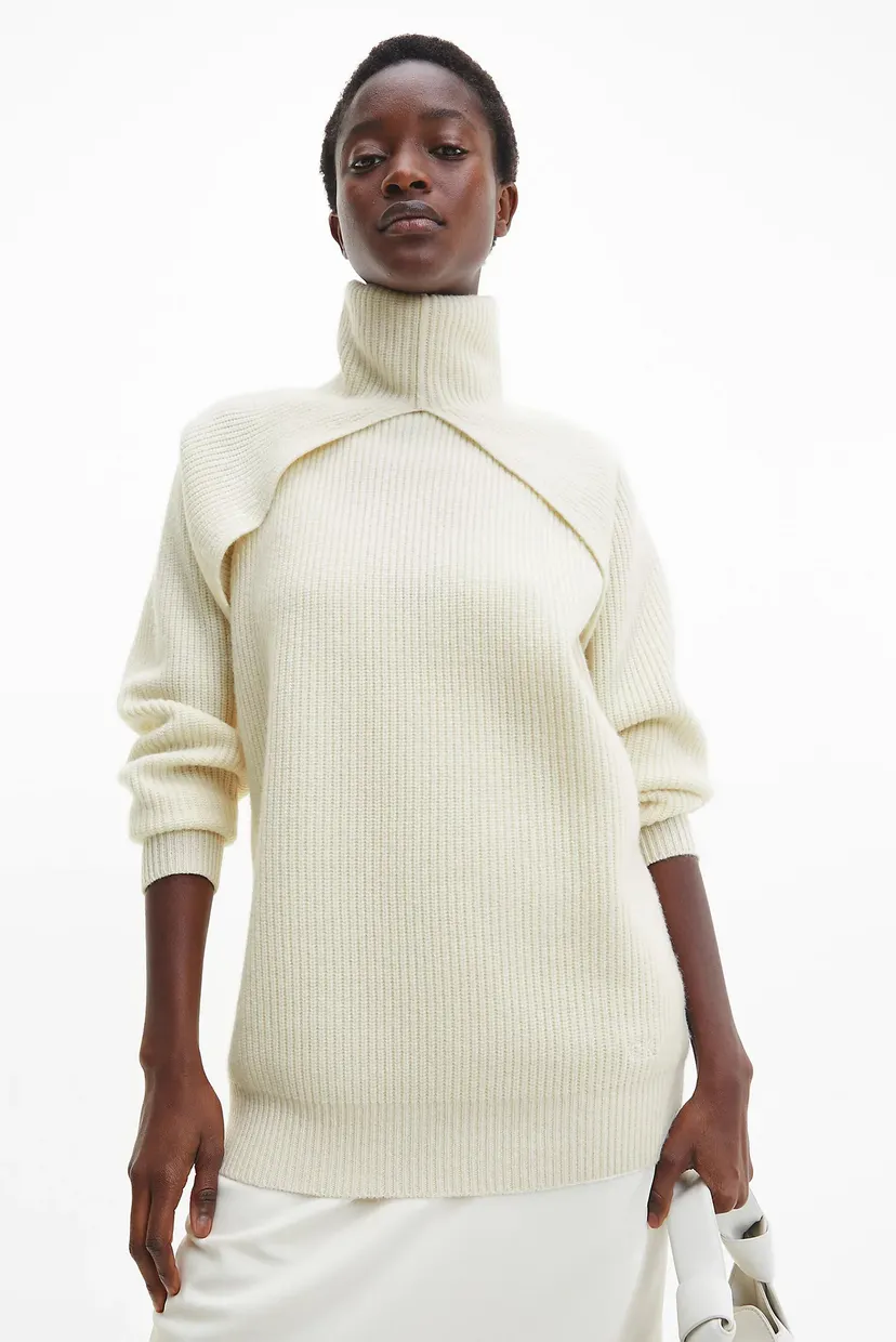 Свитер RECYCLED WOOL CUT OUT SWEATER LS 6