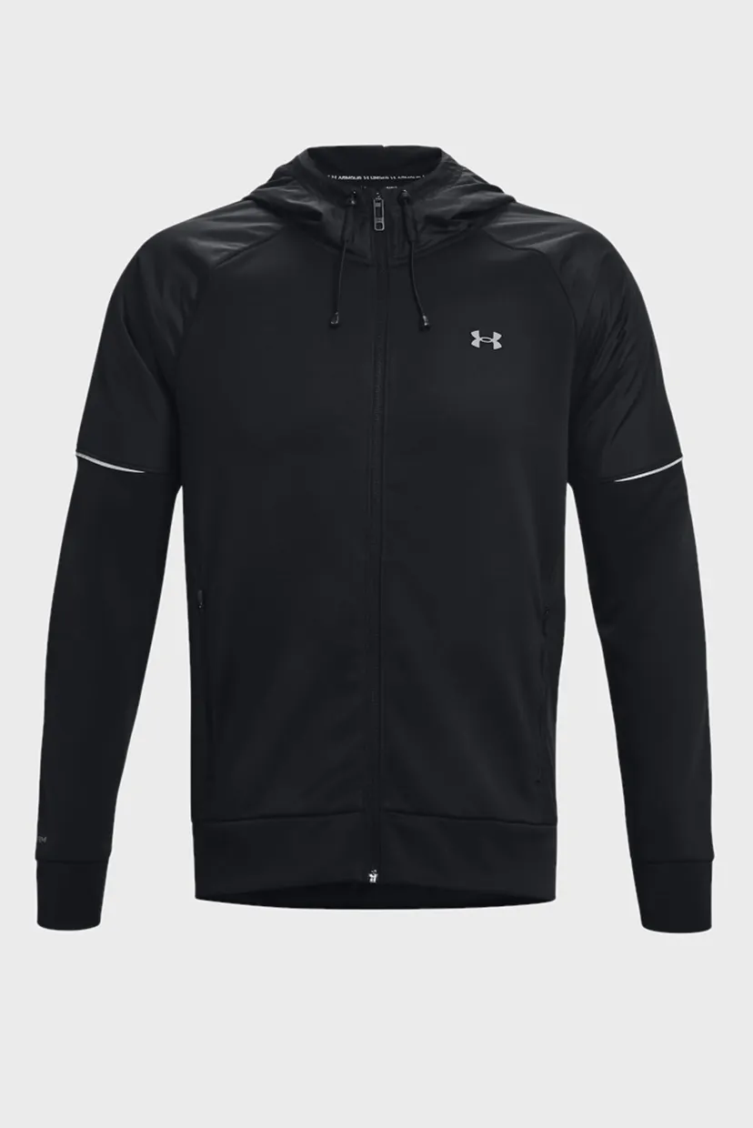 Мужское черное худи UA AF Storm FZ Hoodie 11