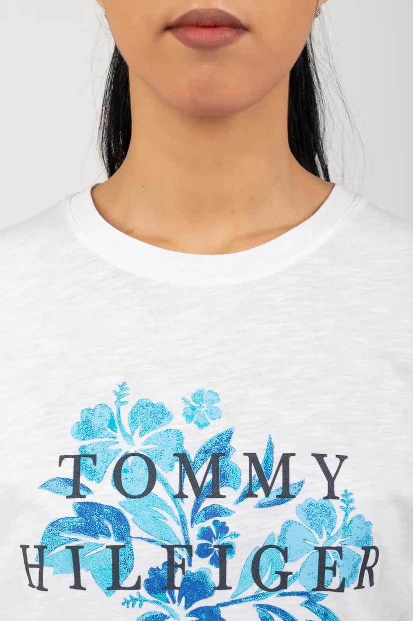 Футболка REGULAR SLUB FLORAL C-NK TEE SS 4