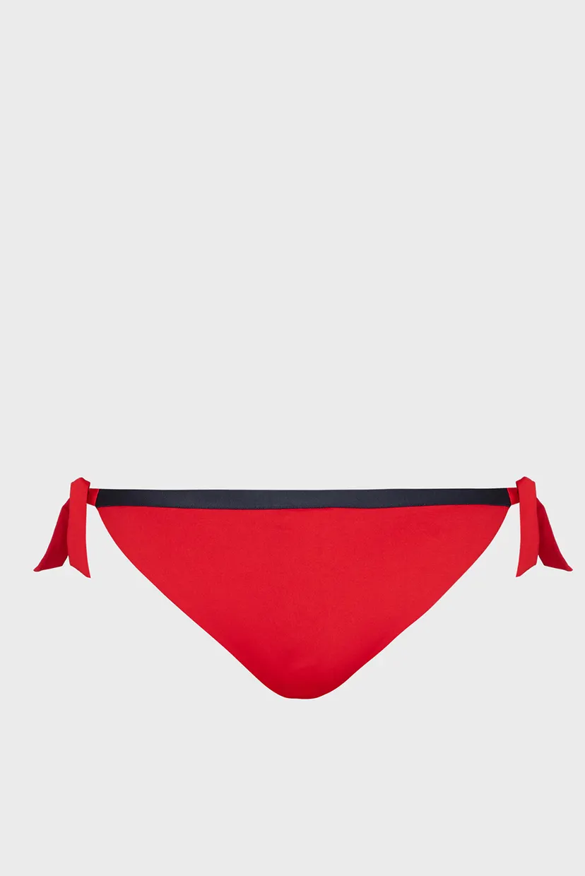 Женские красные трусики от купальника CHEEKY SIDE TIE BIKINI 5