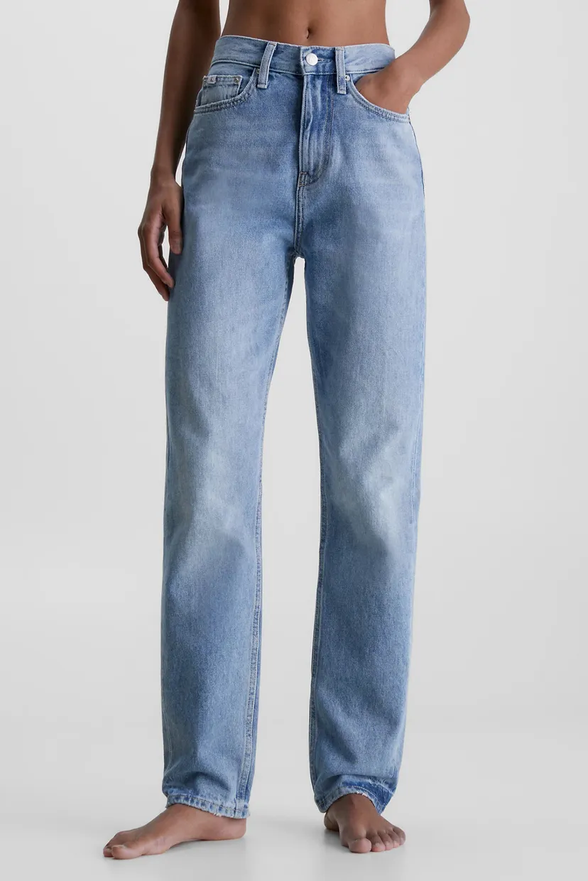 Женские голубые джинсы AUTHENTIC SLIM STRAIGHT 7